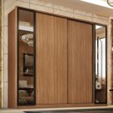 Ver imagem 1 de Guarda Roupa Casal Laredo 4 Portas Flex + Vidro - Demobile:amendola Touch/nude Prime Tx