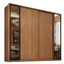 Ver imagem 2 de Guarda Roupa Casal Laredo 4 Portas Flex + Vidro - Demobile:amendola Touch/nude Prime Tx