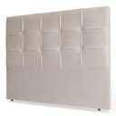 Ver imagem 1 de Cabeceira Estofada Cama Box Casal King Size Fiorella 195cm Suede Marfim - Desk Design
