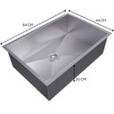 Ver imagem 4 de Cuba Gourmet Pia Inox Tamanho 40x60 Cm Ecosul