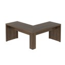 Ver imagem 3 de Escrivaninha Mesa Escritório Angular em L ME4116 157,3cm Rústico