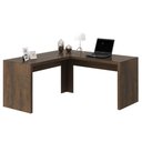 Ver imagem 4 de Escrivaninha Mesa Escritório Angular em L ME4116 157,3cm Rústico