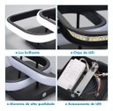 Ver imagem 6 de Luminária de Teto para Quarto 28w Banheiro Led C/ Três Cores