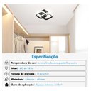 Ver imagem 7 de Luminária de Teto para Quarto 28w Banheiro Led C/ Três Cores