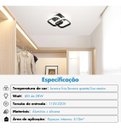 Ver imagem 7 de Luminária de Teto para Quarto 28w Banheiro Led C/ Três Cores