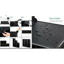 Ver imagem 2 de Guarda Roupa Infantil Portátil Castelo Organizador 3 Portas de Bater 4 Prateleiras Plástico Azul