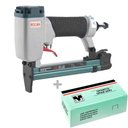 Ver imagem 1 de Kit Grampeador Profissional Pneumático 80W + 3000 Grampo 80/14mm Rocama