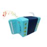 SANFONA INFANTIL MINI ACORDEON GAITA 3 BAIXOS ESTILO PROFISSIONAL LUZ E SOM BRINQUEDO CRIANÇA - 2