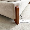 Ver imagem 3 de Base Cama Box Queen Size 168cm Orgânica Thor Bouclê:bege