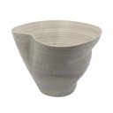 Ver imagem 1 de Vaso Decorativo Orgânico em Cerâmica Cinza 24x35x33cm