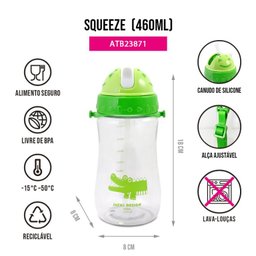 Garrafa Infantil 460ml Jacki Design - Pimpolho:verde - 6