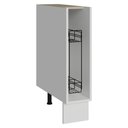 Ver imagem 1 de Balcão Porta-Temperos 20 cm (sem Tampo) para Cozinhas Branco Madesa