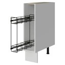 Ver imagem 3 de Balcão Porta-Temperos 20 cm (sem Tampo) para Cozinhas Branco Madesa