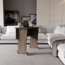 Ver imagem 2 de Escrivaninha Mesa Escritório Dobrável 80cm com Rodízio ME4117