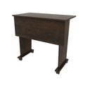 Ver imagem 6 de Escrivaninha Mesa Escritório Dobrável 80cm com Rodízio ME4117