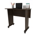 Ver imagem 4 de Escrivaninha Mesa Escritório Dobrável com Rodízio ME4117 80cm Rustico Marrom