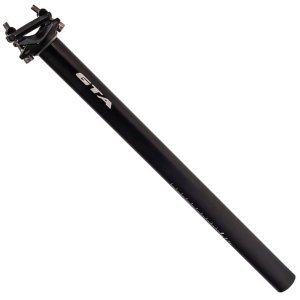 Canote Selim Com Carrinho 27.2mm x 400mm Micro Ajuste Offset 0 GTA Preto GTA Bike MTB Microajuste Of