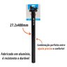 Canote Selim com Carrinho 27.2mm X 400mm Micro Ajuste Offset 0 Gta Preto Gta Bike Mtb Microajuste Of - 3