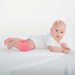 Joelheira para Bebê Engatinhar - Antiderrapante - Rosa - Buba - 3