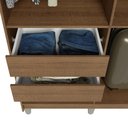 Ver imagem 5 de Guarda-roupa Closet com Pés 4 Gavetas 216cm Rustic Venus Madesa
