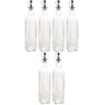 Kit 6 Garrafas Porta Azeite 510ml Vidro Bico Dosador Frasco Transparente para Vinagre Lyor - 1