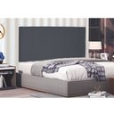 Ver imagem 2 de Cabeceira Painel Arizona Para Cama Box Casal 140 cm Suede - D’Rossi - Cinza