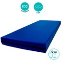 Ver imagem 2 de Colchão Solteiro RG Hospitalar Impermeável Espuma D33 Azul 188x78x12
