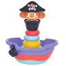 Torre de Empilhar - Baby Pirata - Macaquinho Pirata - Mercotoys - 1