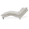 Chaise Divã Espreguiçadeira Estofada Salão de Beleza Diva Corano Bege - LM DECOR - 3