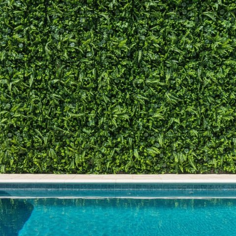 18 Placas Parede Verde Artificial Samambaia Eucalipto 60x40 Jardim Vertical sem Manutenção Realista