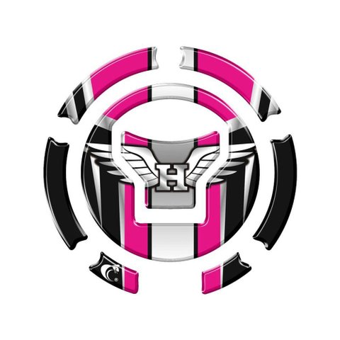 Adesivo Bocal Cb Twister Cg Titan - Fan - Start 160 +2018 Asa Pink Pink