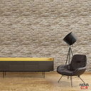 Ver imagem 2 de Papel de Parede Pedras Canjiquinha Bege Decorativo Adesivo