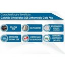 Ver imagem 4 de Cama Box Queen: Colchão Ortopédico Paropas D28 - Orthomedic Gold Plus Rústico Clean + Base Crc