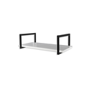Ver imagem 1 de Nicho Simples 70x30 Metalon Preto/ Branco Design Industrial 01