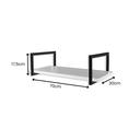 Ver imagem 2 de Nicho Simples 70x30 Metalon Preto/ Branco Design Industrial 01