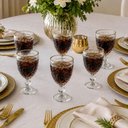 Ver imagem 4 de Conjunto 24 Taças Cristal 320ml Fio Ouro New Butterfly Lyor