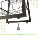 Ver imagem 7 de Fruteira de Chão Preto Fosco em Aço Preto