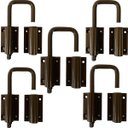 Ver imagem 2 de KIT 05 TRINCOS DE ALUMÍNIO PARA PORTA CAMARÃO - BRONZE