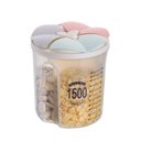 Ver imagem 1 de Pote Plástico de Armazenamento com 3 Divisórias 1,5litros