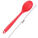 Ver imagem 2 de Colher de Silicone Vermelha Grande | 10 Un