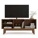 Ver imagem 4 de Rack para TV Sala de Estar 2 Portas de Correr RK2200 Naturalle/Cristalo - Decibal
