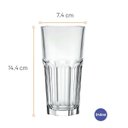 Ver imagem 4 de Copo Long Drink de Vidro Bristol 340ml 12 Unidades - Nadir 2611