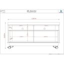 Ver imagem 3 de Rack para TV até 50 Polegadas 1 Porta e Rodízios Artur