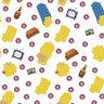 Papel de Parede Adesivo Teens Geek Simpsons Homer Marge Bart Lisa Maggie - 2