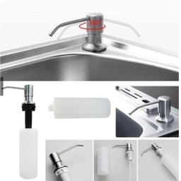 Dispenser para Detergente Embutir Inox 500ml Flvx Hidro - 3
