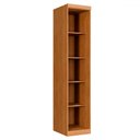 Ver imagem 2 de Guarda-roupa Solteiro Facinium 1 Porta 4 Prateleiras Cinamomo - Pnr Móveis