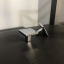 Ver imagem 4 de 12 Puxadores Aspen 188 Ponto Quadrado para Cômodas Armários e Gavetas Cromo Acetinado
