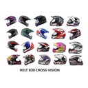 Ver mais imagens de Reparo Fixação Viseira Capacete Helt Cross Vision - Preto