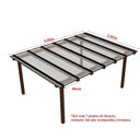 Ver imagem 5 de Kit Policarbonato Branco 6mm 4,00m X 2,00m - Perfis Naturais