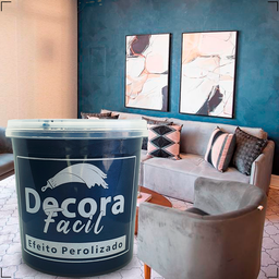 Cimento Queimado com Efeito Perolizado Decora Fácil 1kg - Oceano Profundo - 10